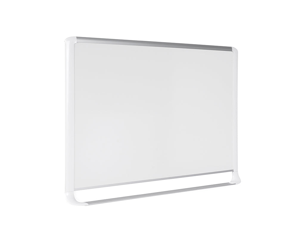 MasterVision MVI050205 Mvi Series Magnetic Steel Whiteboard - White Frame