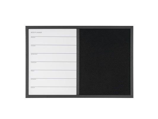 MasterVision MX04445161 2-In-1 Magnetic Weekly Planner Board