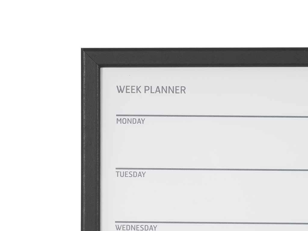 MasterVision MX04445161 2-In-1 Magnetic Weekly Planner Board