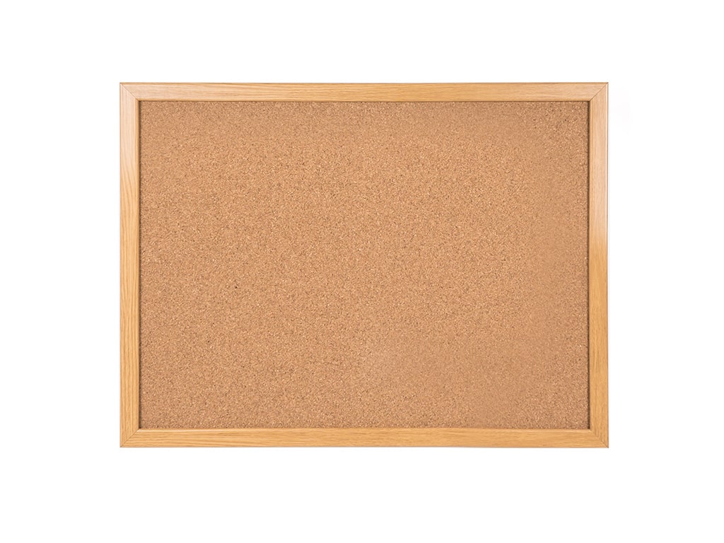 MasterVision SF152001239 Maya Series Cork Board Wood Finish Frame