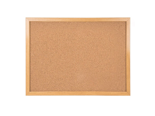 MasterVision SF152001239 Maya Series Cork Board Wood Finish Frame