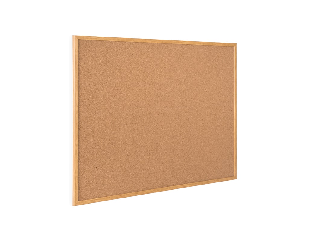 MasterVision SF152001239 Maya Series Cork Board Wood Finish Frame