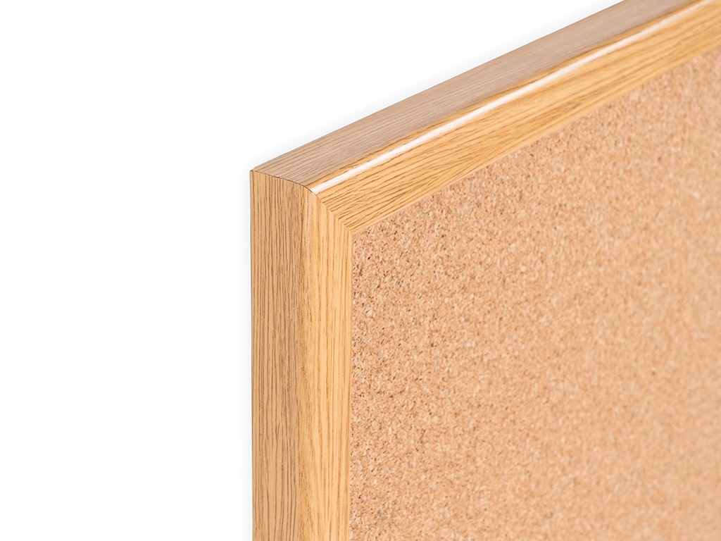 MasterVision SF152001239 Maya Series Cork Board Wood Finish Frame