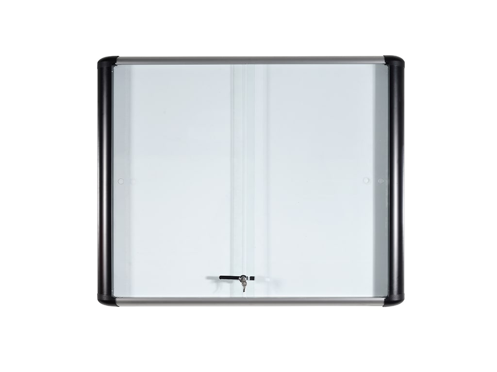 MasterVision VT770109630 Magnetic Sliding Doors Enclosed Board