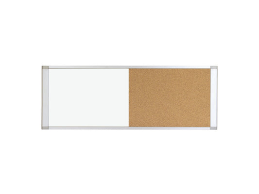 MasterVision XA10003700 Cubicle Workstation Half Cork/Half Magnetic Steel Whiteboard