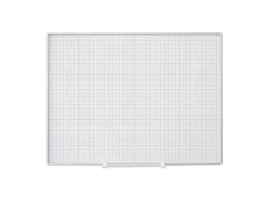 MasterVision MA0547830 1"X1" Grided Magnetic Steel Planner Board