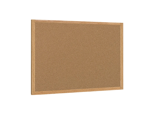 MasterVision SB0420001233 Earth Series Cork Board Wood Finish Frame