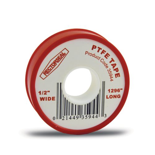 Rectorseal 35944 RectorSeal PTFE Tape 1/2 X 1296