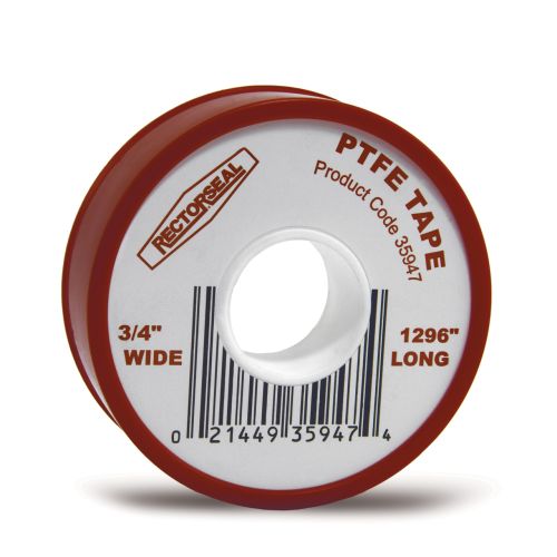 Rectorseal 35947 RectorSeal PTFE Tape 3/4 X 1296