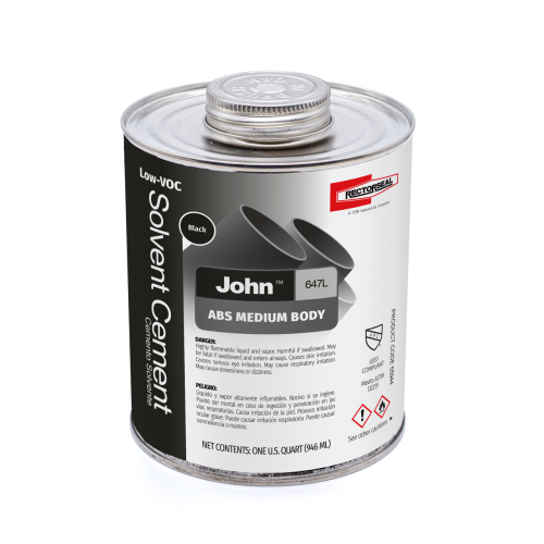 Rectorseal 55944 John 647 ABS Low Voc 1 qt.