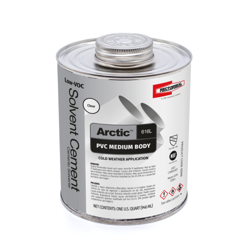 Rectorseal 55948 Arctic 616 Medium PVC Low Voc 1 qt.