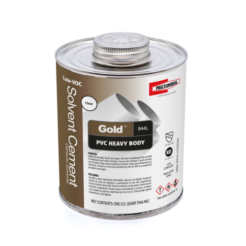 Rectorseal 55954 Gold 844 Heavy PVC Low Voc 1 qt.