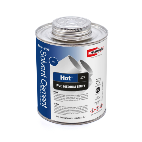 Rectorseal 55990 Hot 203 Low Voc PVC Hot, 1 pt.