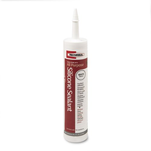 Rectorseal 57505 Silicone Caulk, White