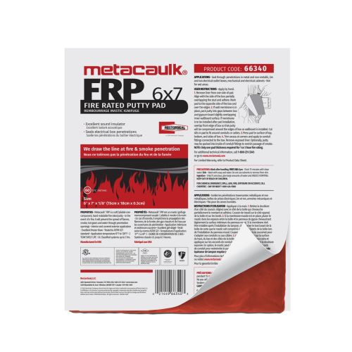 Rectorseal 66340 Metacaulk 6" X 6" Putty Pads