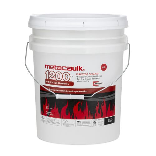 Rectorseal 66387 Metacaulk 1200, 5 .gal Pail Caulk Grade Red