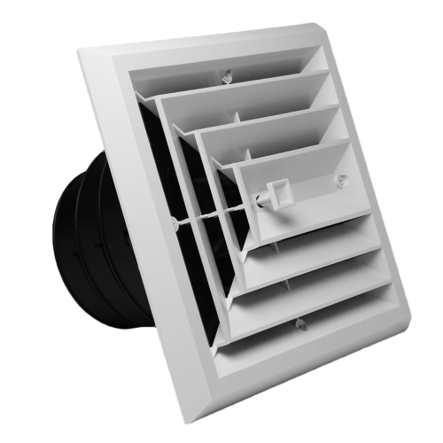 Rectorseal 81903 MV3S 6x6 3-way register with 4, 5 and 6 neck