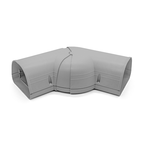 Rectorseal 84358 Fortress Lineset Covers 4.5" 45-90° Adj Flat Ell, Gray 122