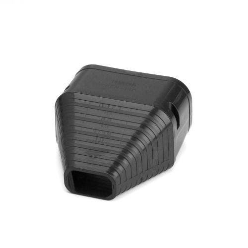 Rectorseal 85048 Slimduct 5.5" End Fitting, Black 140