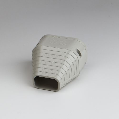 Rectorseal 86127 Slimduct 3.75" End Fitting Ivory 100