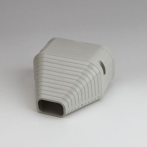 Rectorseal 86227 Slimduct 5.5" End Fitting, Ivory 140