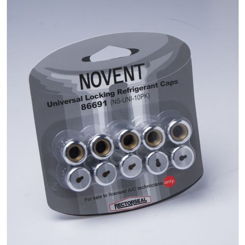 Rectorseal 86691 Novent Silver Uni Cap 1/4" thread, 10 pk