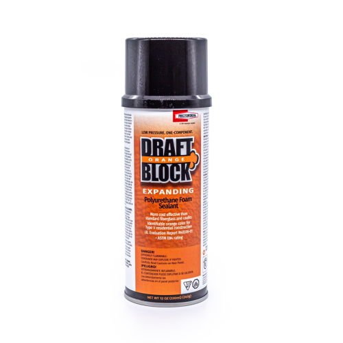 Rectorseal 96495 Draft-Block Orange Aerosol,12 oz.