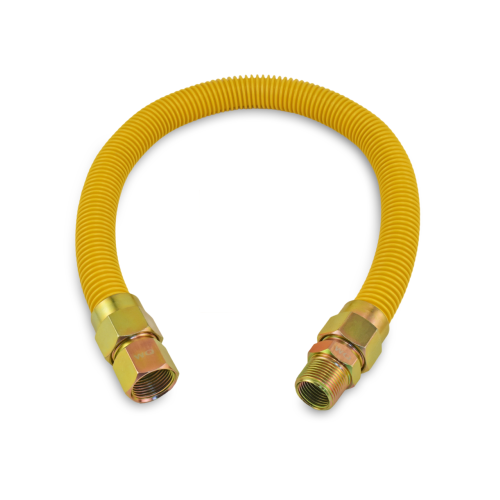 Rectorseal SGC114ODC18M1F1 1-1/4" DIA SS COATED GAS CONNECTOR - 1" MIP X 1" FIP X 18" HIGH BTU