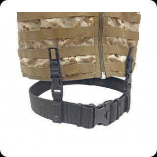 Spec.-Ops. 100950201 Tactical Vest Duty Belt Hangers, Black