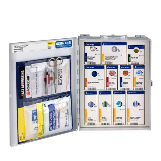 First Aid Only 1050-FAE-0103 Medium Metal SmartCompliance Cabinet, no Meds