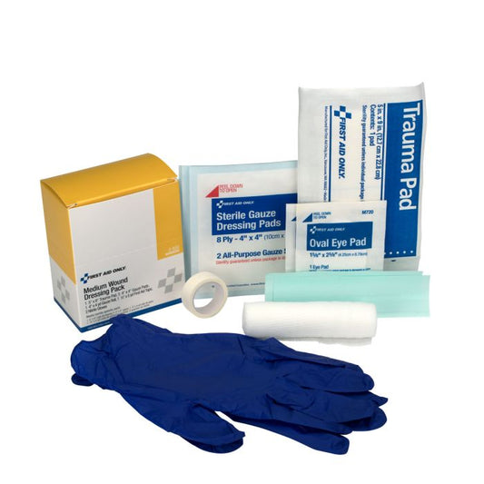 First Aid Only 3-950 Medium Wound Dressing Pack