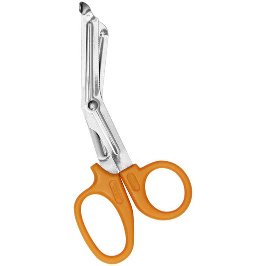 First Aid Only 90518 5.75" Stainless Steel Bandage Shears Orange Handle