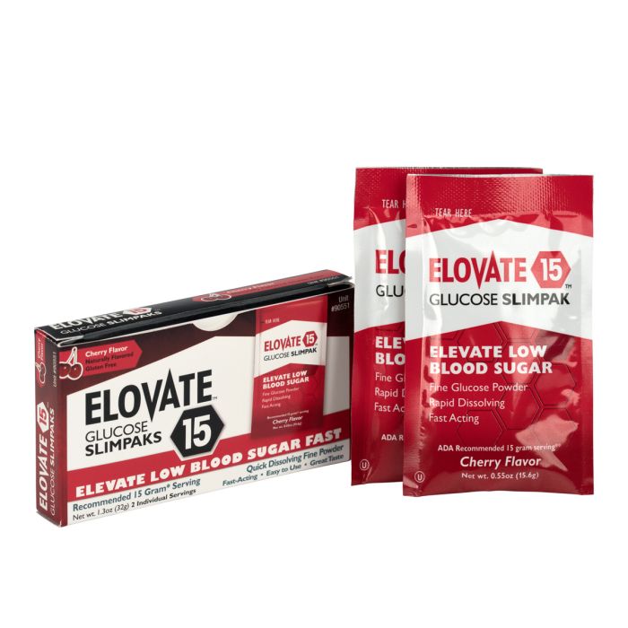 First Aid Only 90551 Elovate Glucose Packets, 2/box