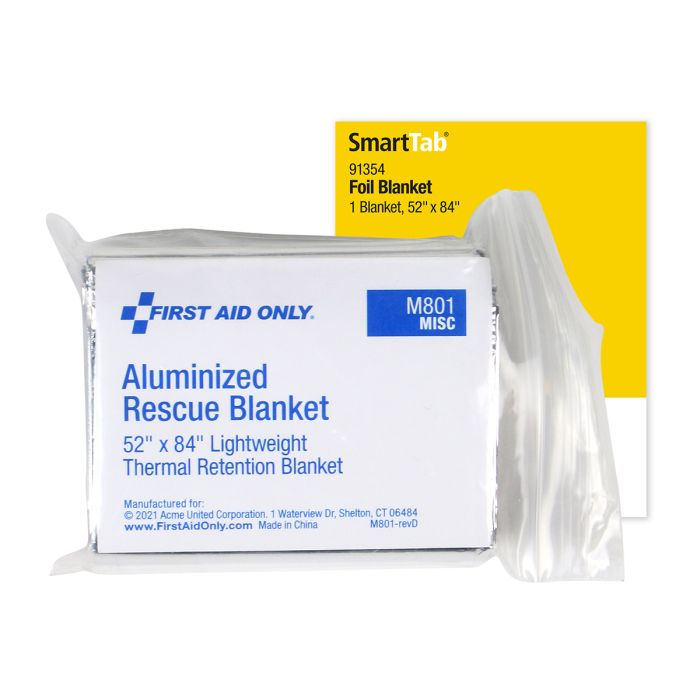 First Aid Only 91354 SC Emergency Blanket, 52x84, 1/Bag