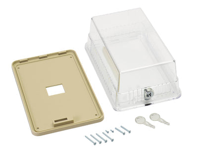 Siemens 141-570 LOCKABLE THERMOSTAT GUARD WITH LOCKSET AND TWO KEYS.