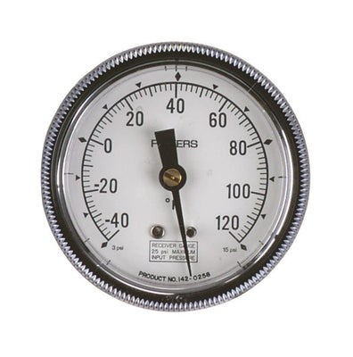 Siemens 142-0327 RECEIVER GAUGE, 0 TO 100 DEGREES FAHRENHEIT, PNEUMATIC, 2-1/2 INCH