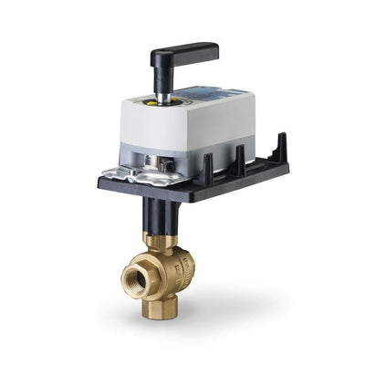 Siemens 171A-10350S 599 SERIES 3W, 1/2", 0.4CV STAINLESS STEEL BALL VALVE, 3-POS FLOAT, NSR