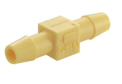Siemens 184-116 RESTRICTOR TEE, YELLOW BARB, TYPE 2, 1/4" OD POLYETHYLENE TUBING, PLASTIC, 5PK