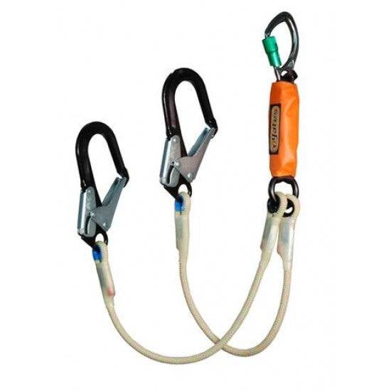 Yates Gear Sprat48 Sternal Attachment 48" Lanyard W/2.5 Inch Aluminum Hooks.