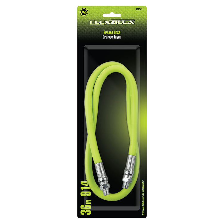 FlexZilla L2925FZ Grease Hose 3/16" x 36", 1/8" MNPT Ends