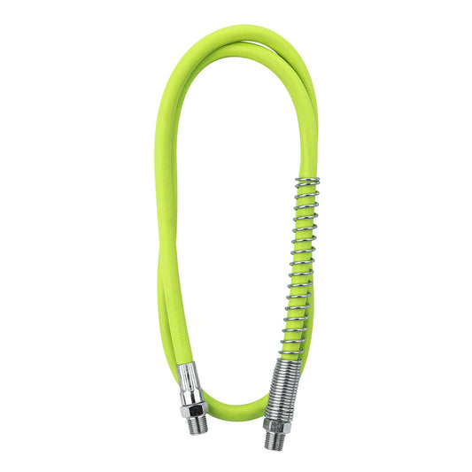 FlexZilla L2965FZSP Grease Hose 1/8" x 36", 1/8" MNPT Ends, Spring Guard