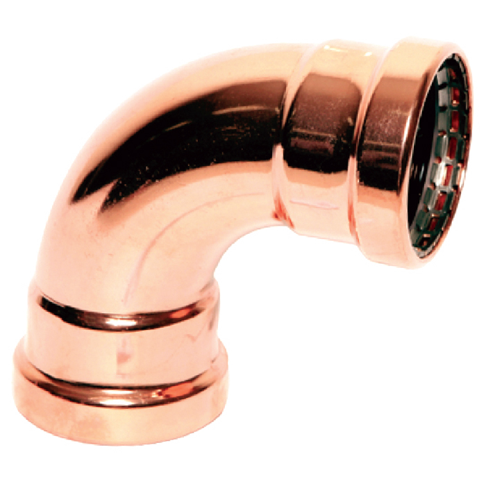 Legend Valves 450-011P 4" LegendPress Copper Large Diameter 90° Long Turn Elbow