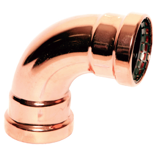 Legend Valves 450-010P 3" LegendPress Copper Large Diameter 90° Long Turn Elbow