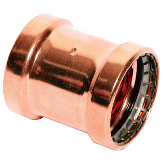 Legend Valves 450-511P 4" LegendPress Copper Large Diameter Coupling with Stop