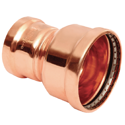 Legend Valves 450-559P 4" x 3" LegendPress Copper Large Diameter Reducing Coupling