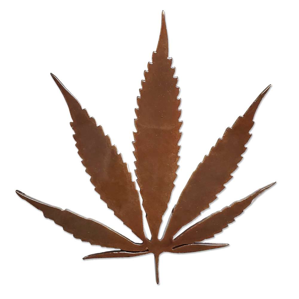 Paradise Clay PAR166 Leaf Magnet