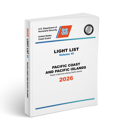 Paradise Clay IHP_LL626 2026 USCG Light List VI: Pacific Coast and Pacific Islands - Book