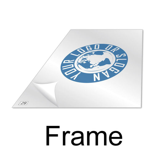 SOS Cleanroom TTFT-LOGO.P Tacky Traxx 22" x 30" Custom Logo Frame (FRAME ONLY)