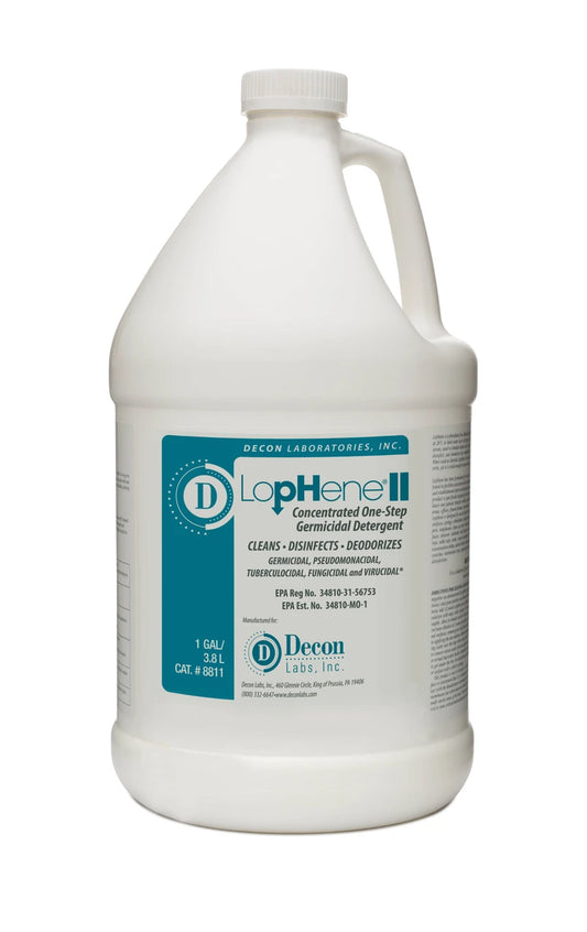 SOS Cleanroom LopHene 8811 LopHene® II Concentrated Phenolic Disinfectant (1 Gallon Bottle, 4/Case)