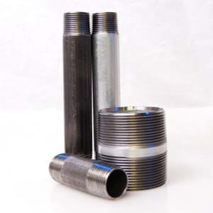Legend Valves 356-292 1-1/4" x 30" Schedule 40 Cut-Length Galvanized Iron Pipe